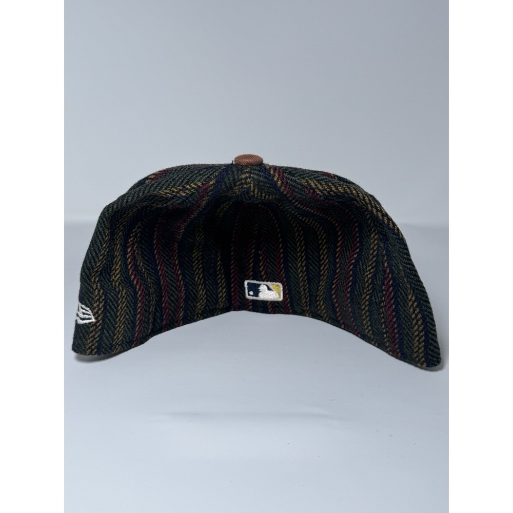 Houston Astros New Era Fitted Hat Sz 7 1/2 Herringbone 2 Tone 59Fifty Wool 50th - Picture 5 of 6